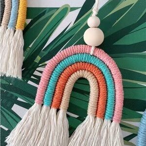 Woven Rainbow Hanging Decoration / Accessory